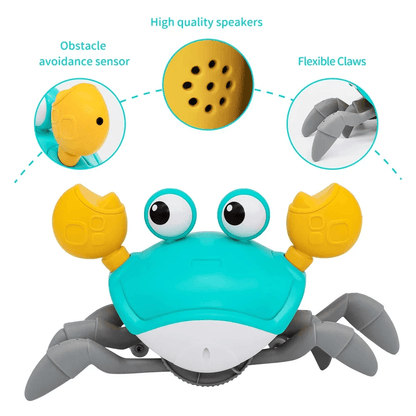 Crawling Crab Musical Toy with Infrared Sensors