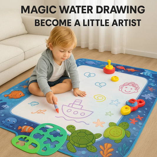 Reusable Aqua Drawing Mat – Mess-Free Art