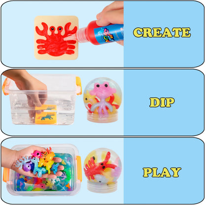 Magic Water Elf Toy Kit-Color Fantasy Figures For Kids