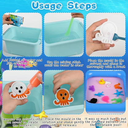 Magic Water Elf Toy Kit-Color Fantasy Figures For Kids