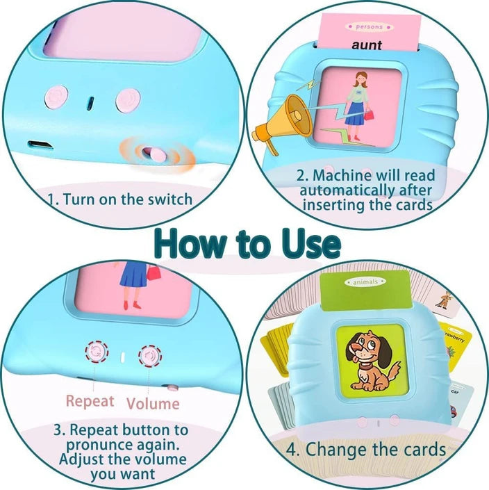 Talking Flash Cards Learning Toys For Kids